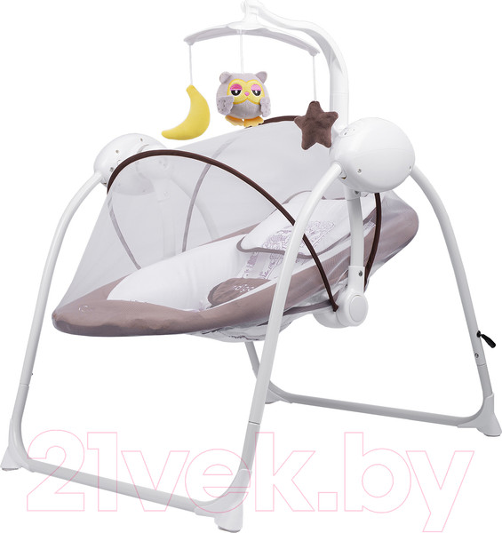 Изображение товара Качели для новорожденных INDIGO Star (коричневый)