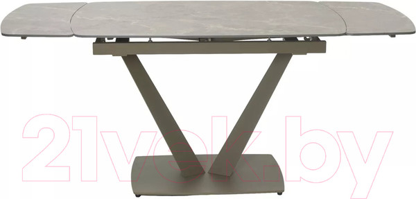 Изображение товара Обеденный стол M-City Alatri 120 Matt / 614M05549 (Latte Stone Solid Ceramic/Taupe)