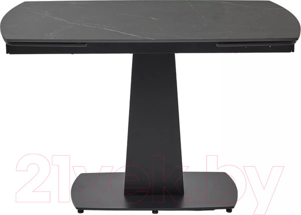 Изображение товара Обеденный стол M-City Balde 140 Matt / 614M05568 (Black Marble Solid Ceramic/Black)