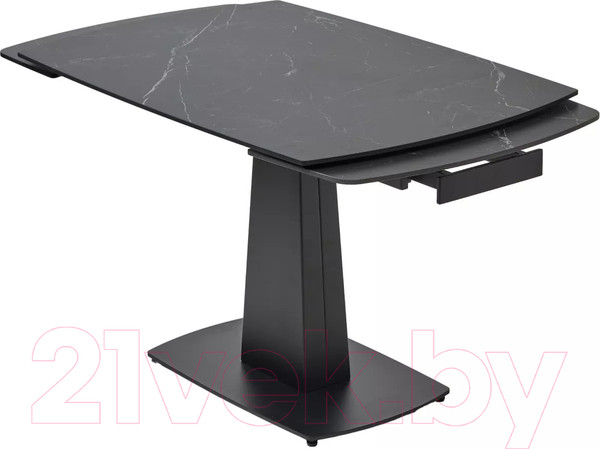 Изображение товара Обеденный стол M-City Balde 140 Matt / 614M05568 (Black Marble Solid Ceramic/Black)