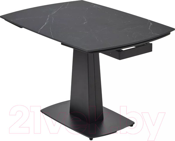 Изображение товара Обеденный стол M-City Balde 140 Matt / 614M05568 (Black Marble Solid Ceramic/Black)