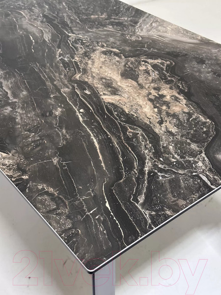 Изображение товара Обеденный стол M-City Cremona 140 KL-176 / 614М05694 (итальянская керамика/черный)