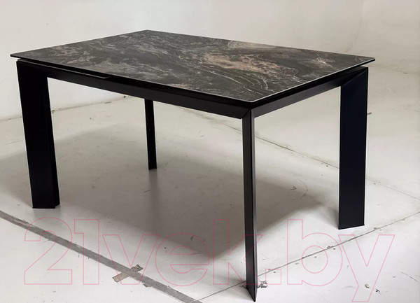 Изображение товара Обеденный стол M-City Cremona 180 KL-176 / 614М05695 (итальянская керамика/черный)