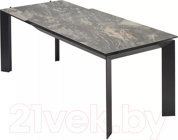 Изображение товара Обеденный стол M-City Cremona 180 KL-176 / 614М05695 (итальянская керамика/черный)