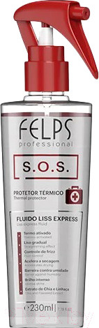 Изображение товара Спрей для волос Felps S.O.S. Liss Express Fluid Thermo С эффектом термозащиты (230мл)