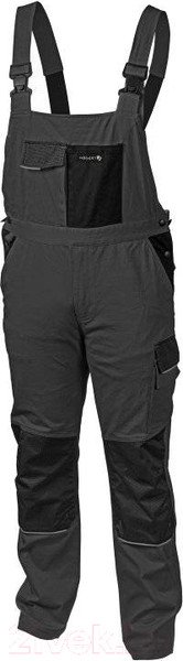 Изображение товара Полукомбинезон рабочий Hoegert Edgar HT5K278-2-M (серый)