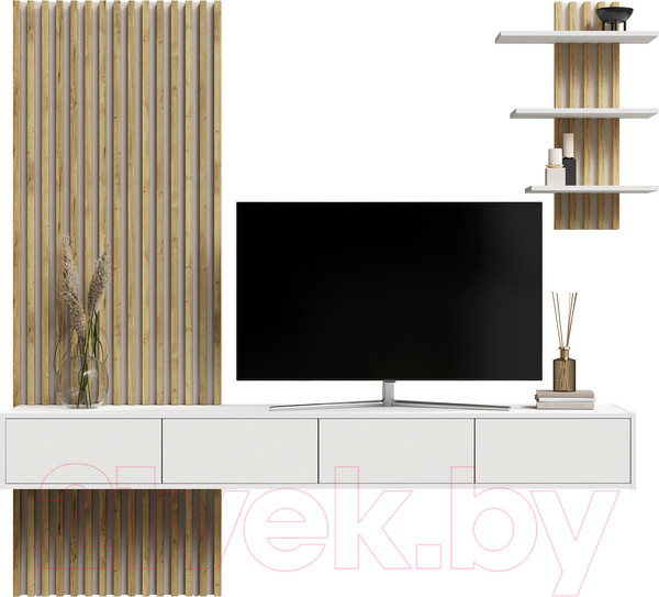 Изображение товара Горка Интерлиния Lagom-6 LG-G (белый платинум/дуб золотой)