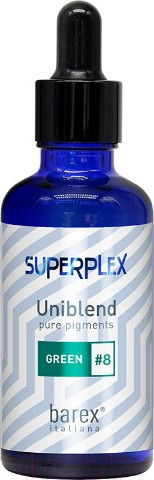 Изображение товара Пигмент прямого действия Barex Uniblend Pure Pigments тон 8 (50мл, Green)