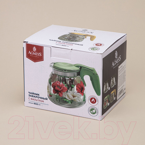 Изображение товара Заварочный чайник Agness 885-109