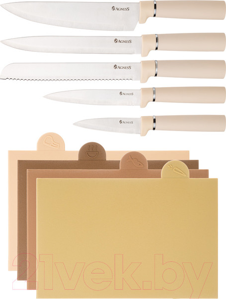 Изображение товара Набор ножей Agness 671-202