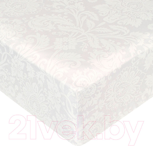 Изображение товара Простыня Milanika Бриллиант на резинке 90x200x20 (поплин-жаккард)