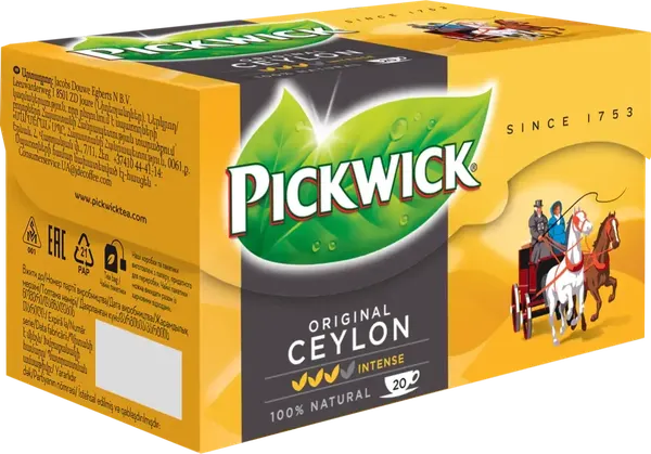 Изображение товара Чай пакетированный Pickwick Original Ceylon (20пак)