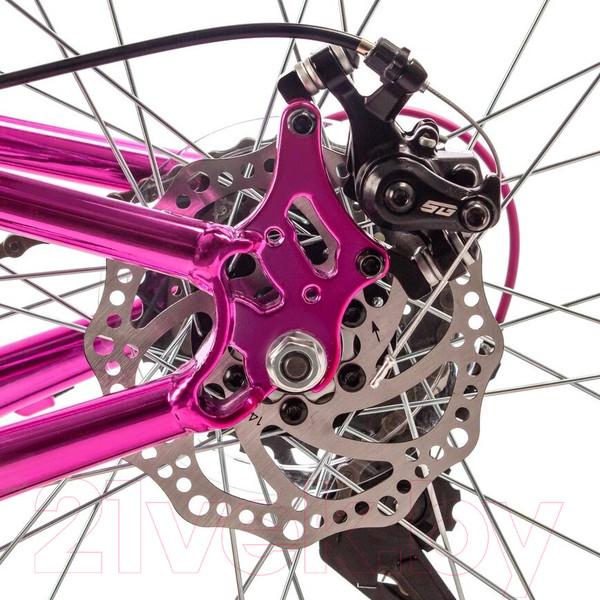 Изображение товара Велосипед Novatrack 24 Katrina 24AHD.KATRINA.12GPN4 (розовый металлик)