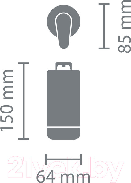 Изображение товара Дозатор для жидкого мыла Brabantia SinkStyle 227981 (200мл)