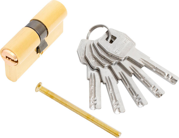 Изображение товара Цилиндровый механизм замка Стандарт Max 60 (30x30) SB перф. ключ/ключ (5 ключей)