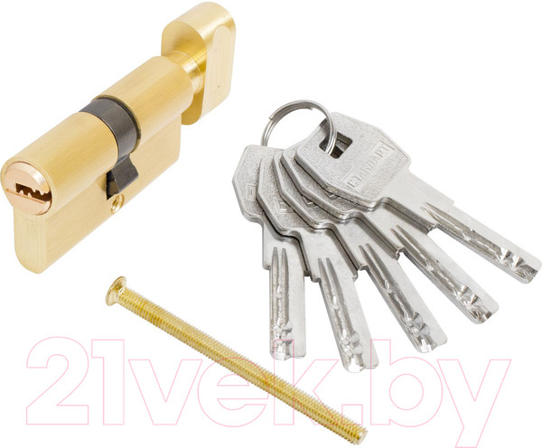 Изображение товара Цилиндровый механизм замка Стандарт Max 60 (30х30В) SB перф. ключ/верт. (5 ключей)