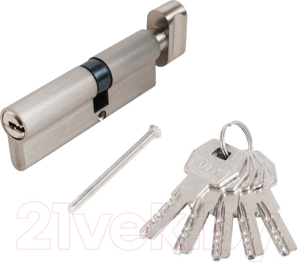 Изображение товара Цилиндровый механизм замка Стандарт Max 90 (50x40В) SN перф. ключ/верт. (5 ключей)