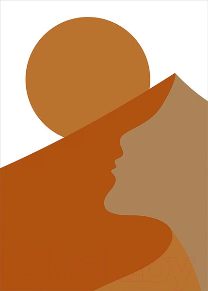 Изображение товара Картина на стекле Stamprint День AR042 (70x50)