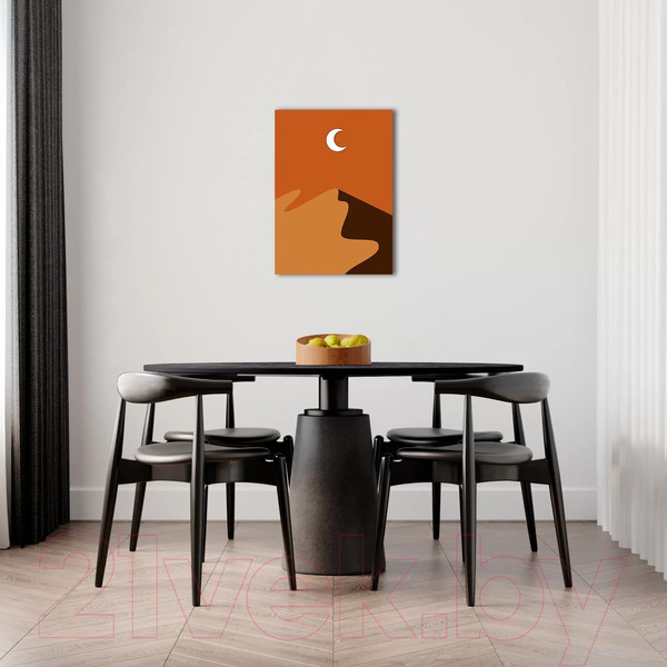 Изображение товара Картина на стекле Stamprint Ночь AR043 (70x50)