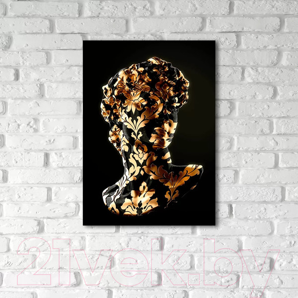 Изображение товара Картина на стекле Stamprint Золотой Давид AR048 (70x50)