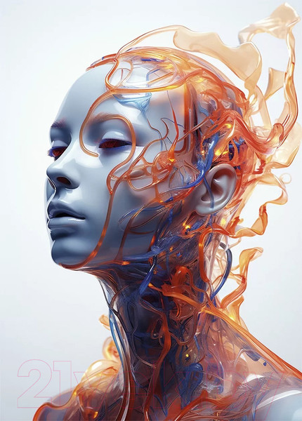 Изображение товара Картина на стекле Stamprint Огненная AR052 (70x50)