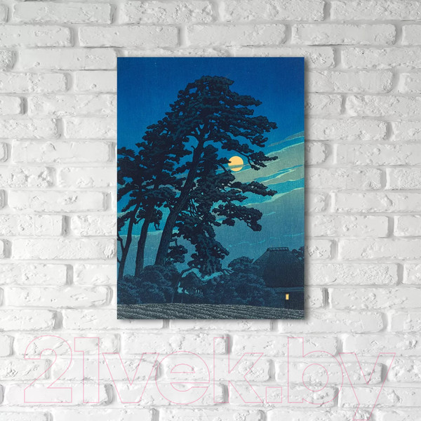 Изображение товара Картина на стекле Stamprint Лунное дерево AR094 (70x50)