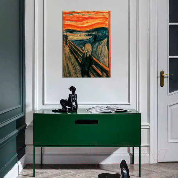 Изображение товара Картина на стекле Stamprint Крик Э. Мунк PT025 (70x50)