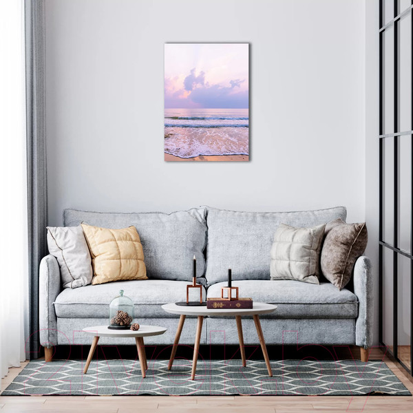 Изображение товара Картина на стекле Stamprint Сиреневый прилив SD028 (70x50)