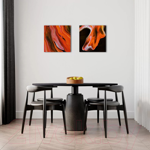 Изображение товара Картина на стекле Stamprint Лава 2 AR085 (50x50)