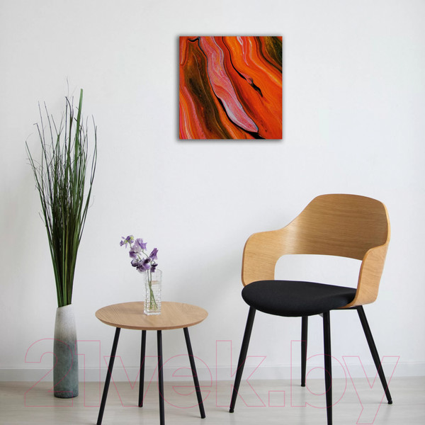 Изображение товара Картина на стекле Stamprint Лава 2 AR085 (50x50)