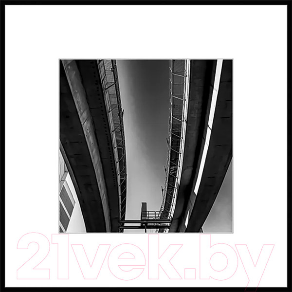 Изображение товара Картина на стекле Stamprint Архитектура 1 BW004 (50x50)