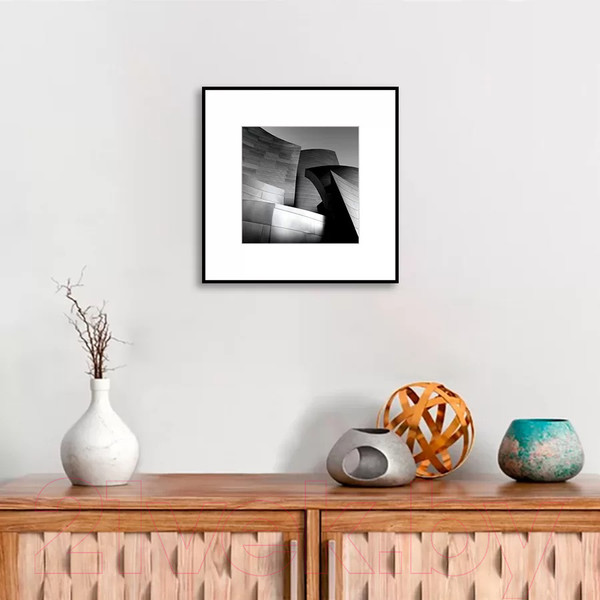 Изображение товара Картина на стекле Stamprint Архитектура 3 BW006 (50x50)