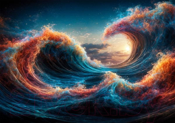 Изображение товара Картина на стекле Stamprint Бушующее море 1 AR070 (70x100)