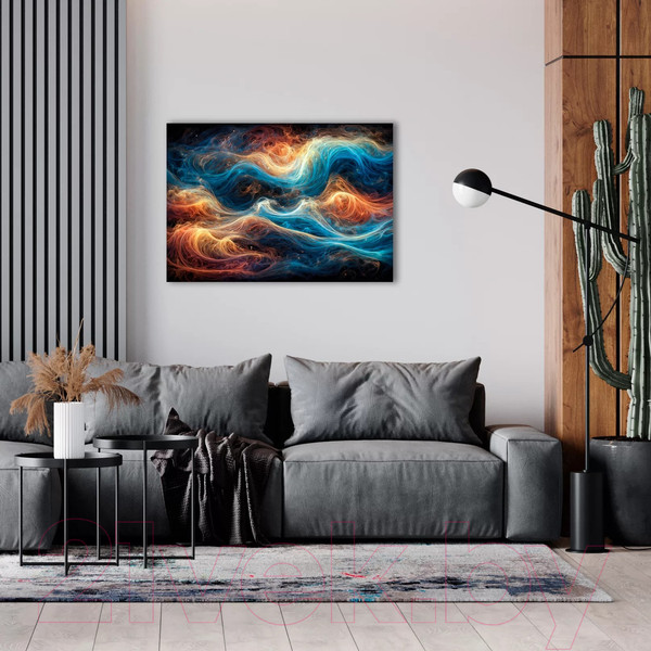 Изображение товара Картина на стекле Stamprint Бушующее море 2 AR071 (70x100)