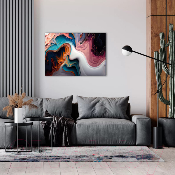 Изображение товара Картина на стекле Stamprint Тягучий AR073 (70x100)