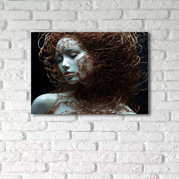 Изображение товара Картина на стекле Stamprint Русалка 1 AR074 (70x100)