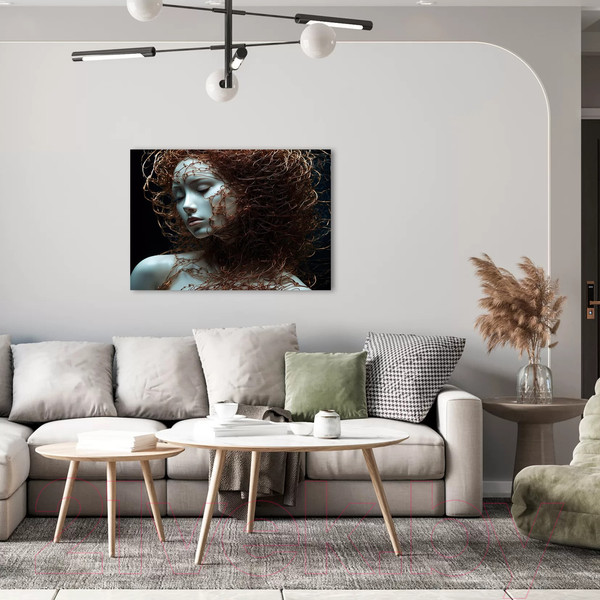 Изображение товара Картина на стекле Stamprint Русалка 1 AR074 (70x100)