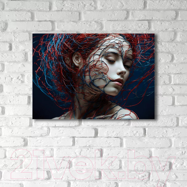 Изображение товара Картина на стекле Stamprint Русалка 2 AR075 (70x100)