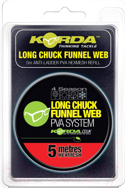 Изображение товара Сетка для прикормки Korda Longchuck Funnel Web Hexmesh / KLCHR5