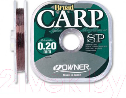 Изображение товара Леска монофильная Owner Broad Carp SP Brown 300м 0.26мм 5кг / 56023-026