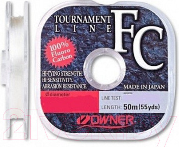 Изображение товара Леска флюорокарбоновая Owner Tournament FC / 56029-020 (50м)