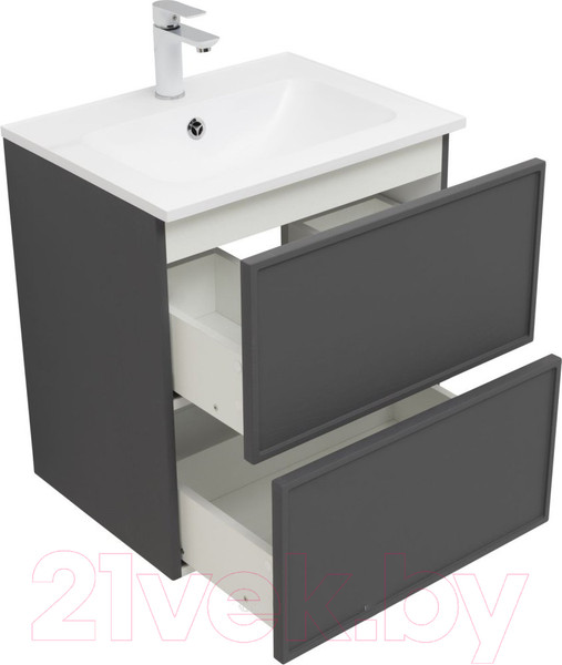 Изображение товара Тумба под умывальник Aquanet Арт 60 / 329063 (ясень графит)