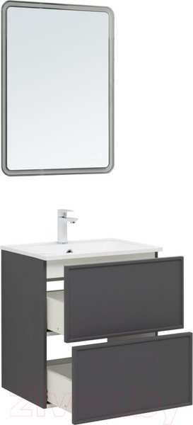 Изображение товара Тумба под умывальник Aquanet Арт 60 / 329063 (ясень графит)