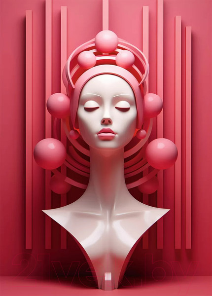 Изображение товара Картина на стекле Stamprint Фибоначчи AR062 (70x50)