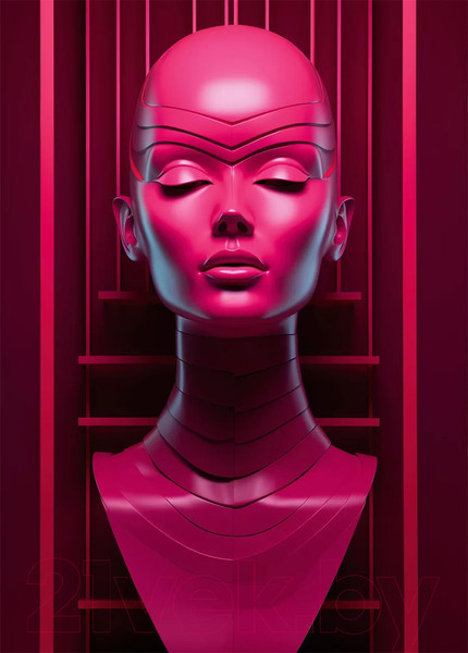 Изображение товара Картина на стекле Stamprint Нефертити AR063 (70x50)