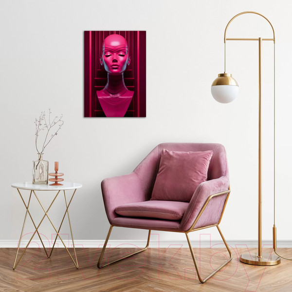 Изображение товара Картина на стекле Stamprint Нефертити AR063 (70x50)