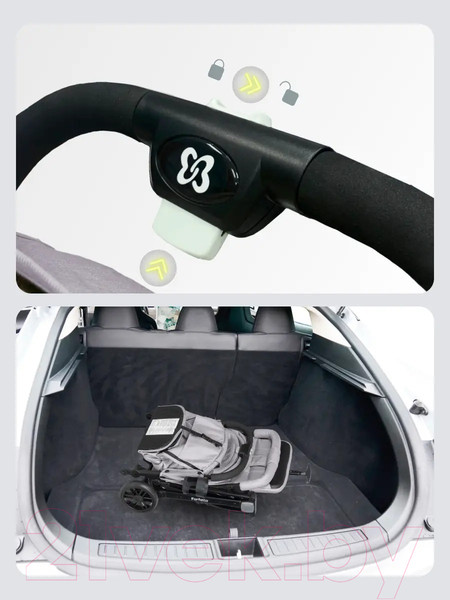 Изображение товара Детская прогулочная коляска Farfello Comfy Go Comfort / CG-005 (серый)