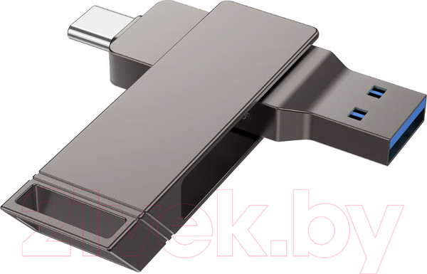 Изображение товара USB flash накопитель Hoco UD15 USB3.2 128Gb (металлик)