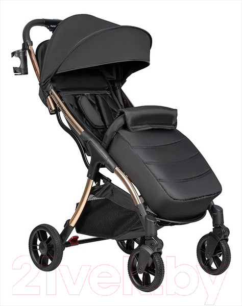 Изображение товара Детская прогулочная коляска Farfello Sunrise / FS-002 (черный/золото)