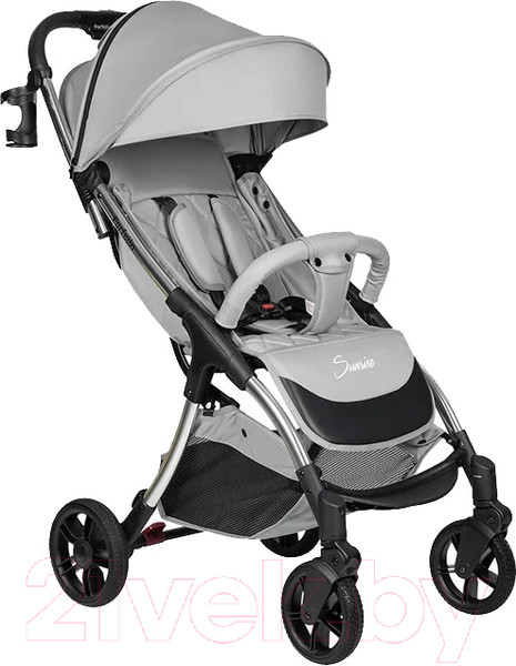 Изображение товара Детская прогулочная коляска Farfello Sunrise / FS-003 (серый/серебристый)